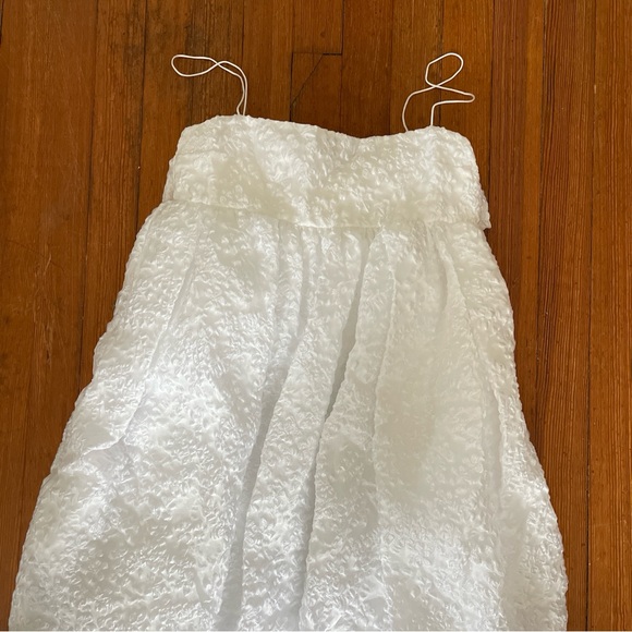 NWT Cecilie Bahnsen Vilma Dress in White Couture Wedding Gown Dramatic Bow Bride - Picture 10 of 16